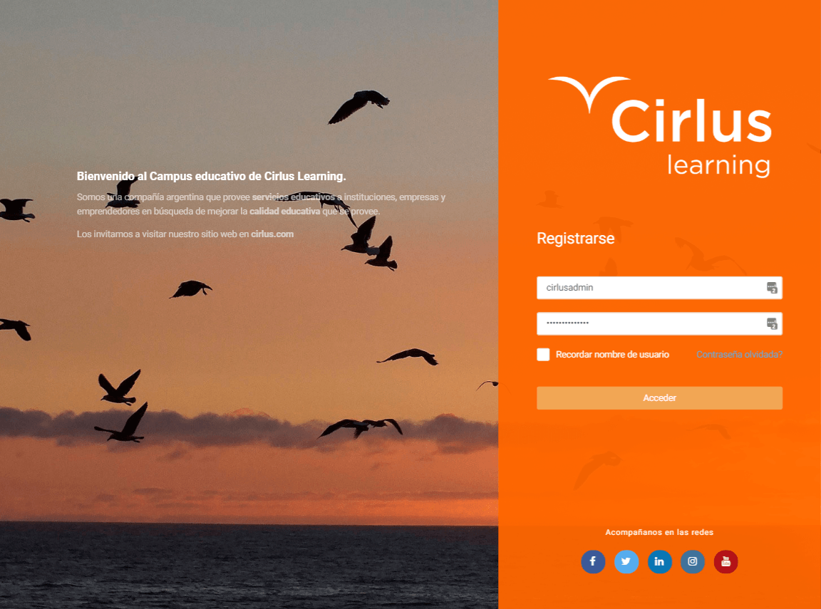 Screenshoot Campus Cirlus